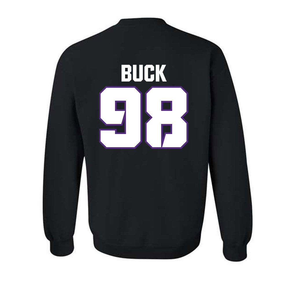 TCU - NCAA Football : Carter Buck - Sports Shersey Crewneck Sweatshirt-1