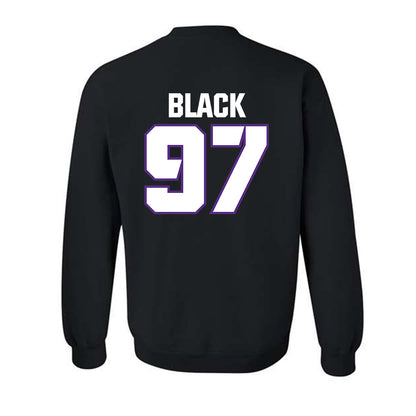 TCU - NCAA Football : Easton Black - Sports Shersey Crewneck Sweatshirt