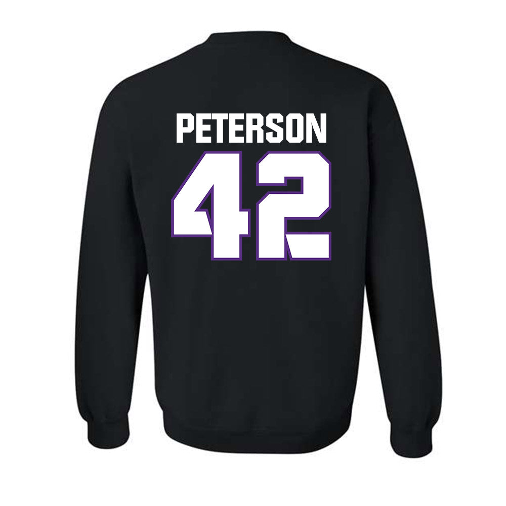 TCU - NCAA Football : Sebastian Peterson - Sports Shersey Crewneck Sweatshirt-1