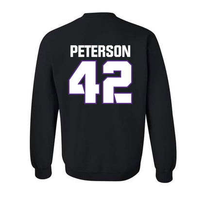 TCU - NCAA Football : Sebastian Peterson - Sports Shersey Crewneck Sweatshirt-1