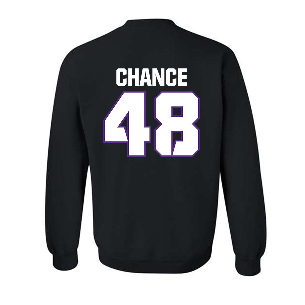 TCU - NCAA Football : John Chance - Sports Shersey Crewneck Sweatshirt-1