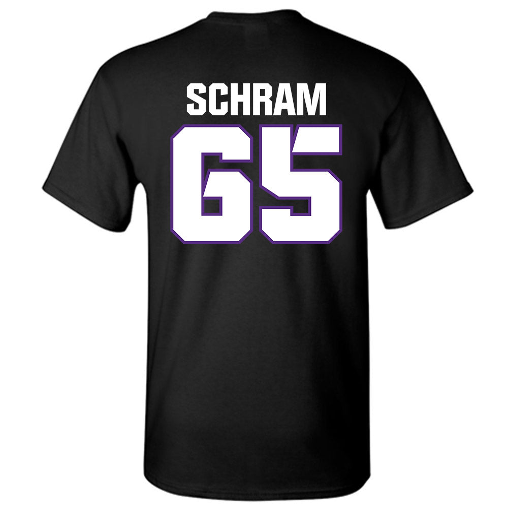 TCU - NCAA Football : Logan Schram - Sports Shersey T-Shirt-1