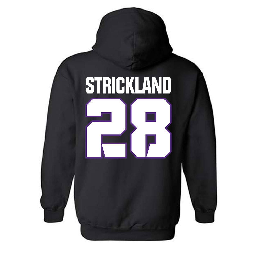 TCU - NCAA Football : Micah Strickland - Sports Shersey Hooded Sweatshirt-1