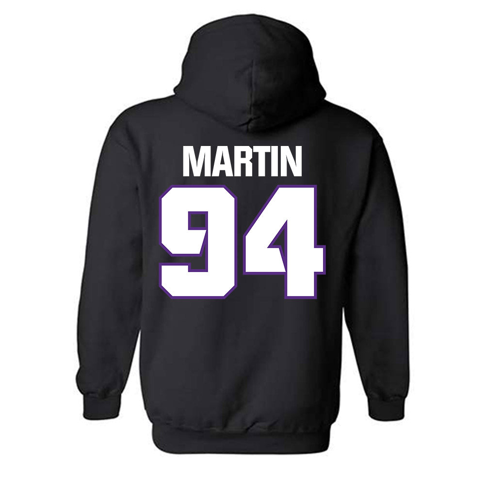 TCU - NCAA Football : Jared Martin - Sports Shersey Hooded Sweatshirt-1