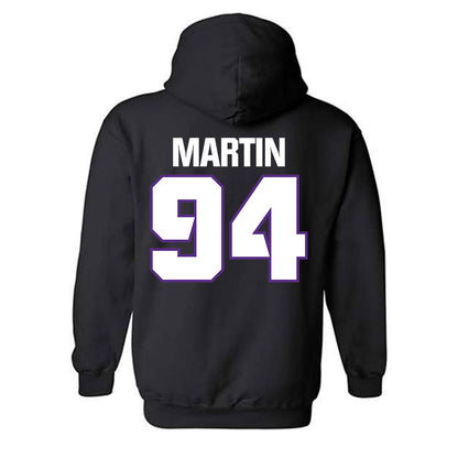 TCU - NCAA Football : Jared Martin - Sports Shersey Hooded Sweatshirt-1