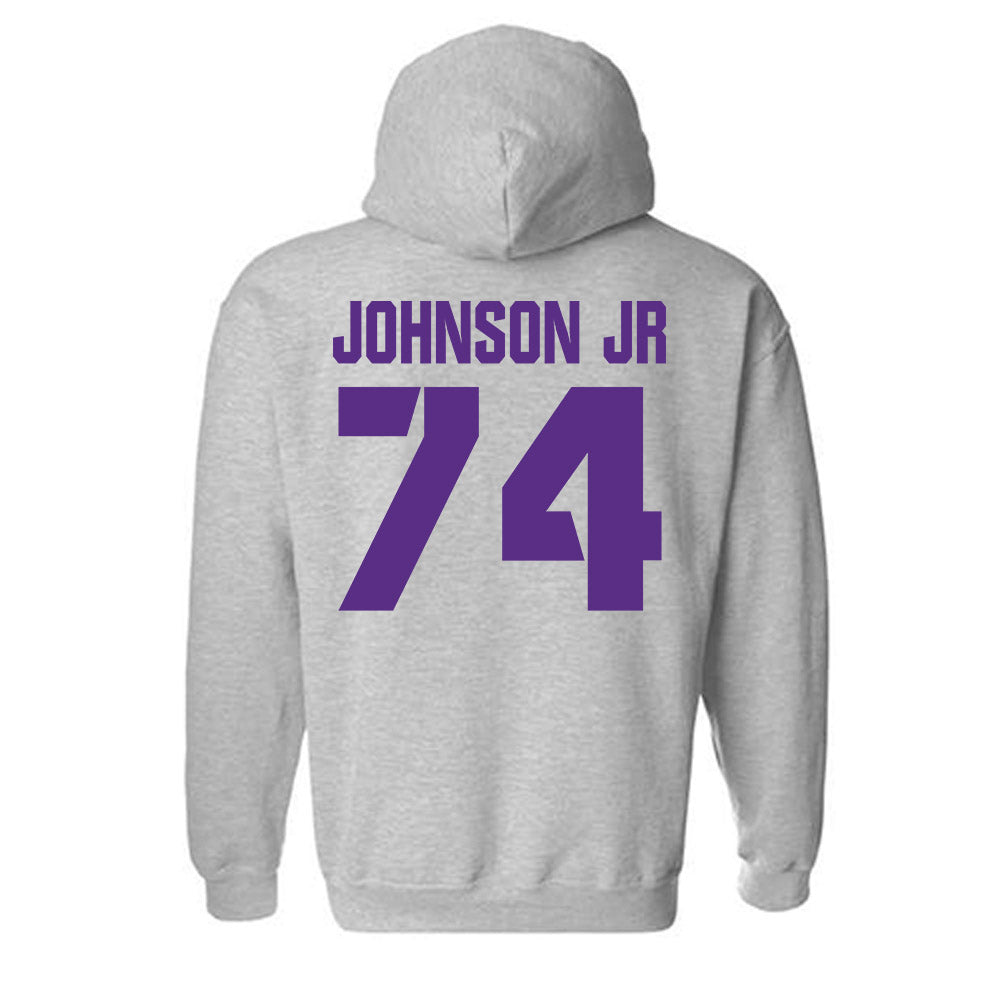 TCU - NCAA Football : Vincent Johnson Jr - Sports Shersey Hooded Sweatshirt-1