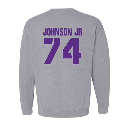 TCU - NCAA Football : Vincent Johnson Jr - Sports Shersey Crewneck Sweatshirt-1