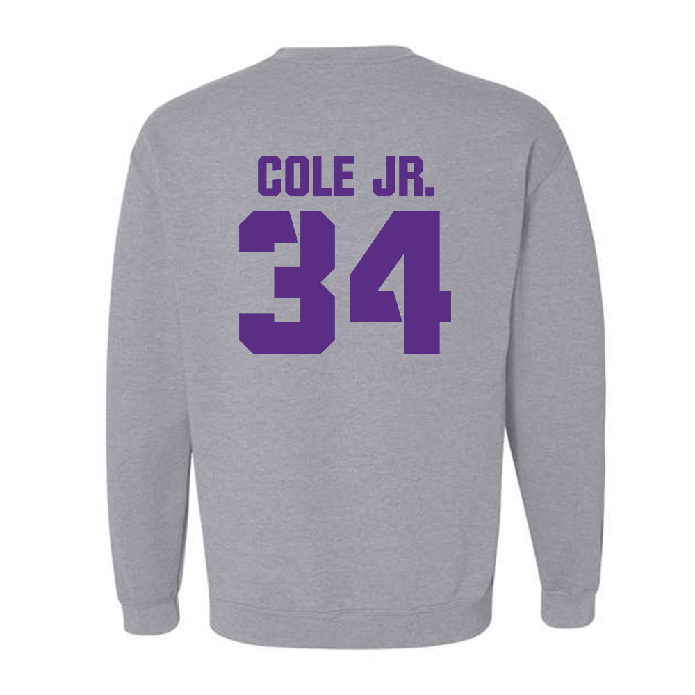 TCU - NCAA Football : Perry Cole Jr. - Sports Shersey Crewneck Sweatshirt-1