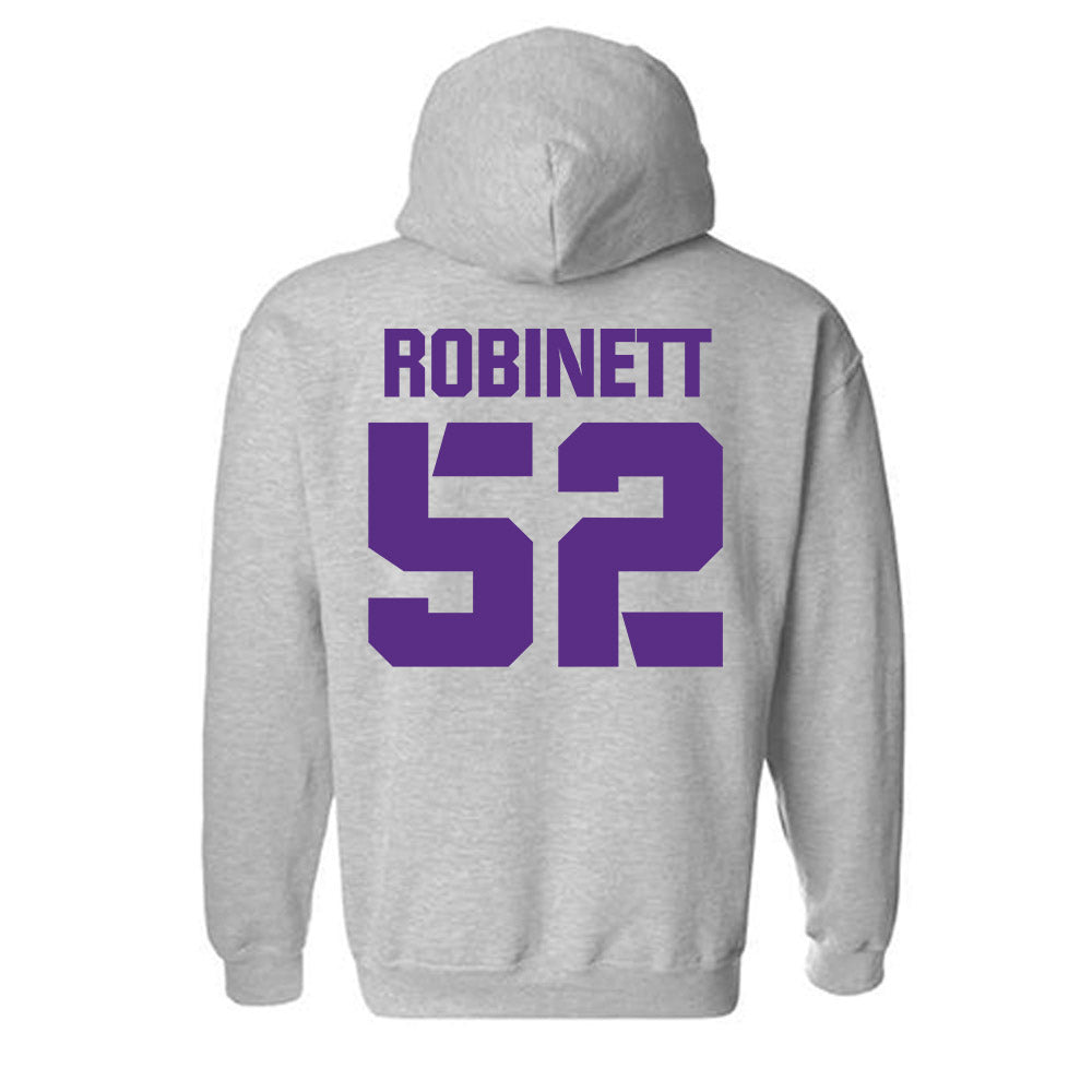 TCU - NCAA Football : Blake Robinett - Sports Shersey Hooded Sweatshirt-1