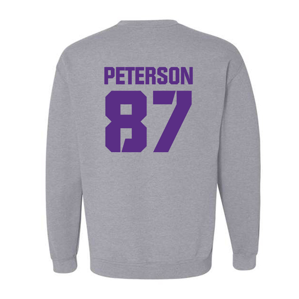 TCU - NCAA Football : Mason Peterson - Sports Shersey Crewneck Sweatshirt-1