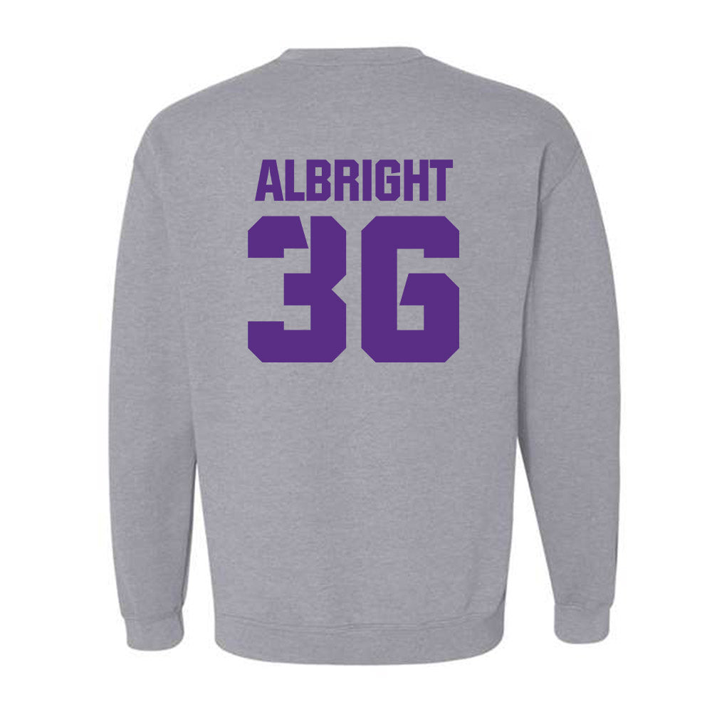 TCU - NCAA Football : Joseph Albright - Sports Shersey Crewneck Sweatshirt-1