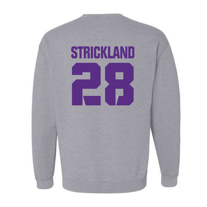 TCU - NCAA Football : Micah Strickland - Sports Shersey Crewneck Sweatshirt-1