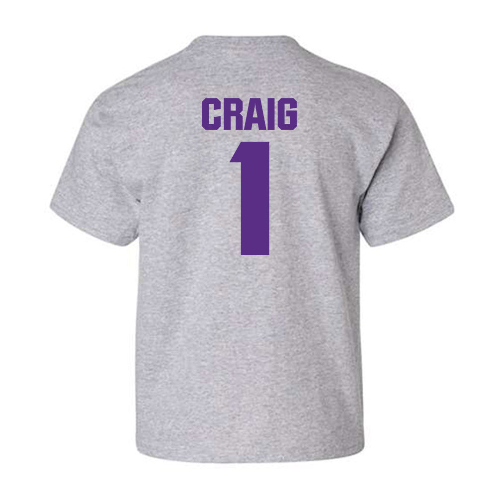 TCU - NCAA Football : Jaden Craig - Sports Shersey Youth T-Shirt-1