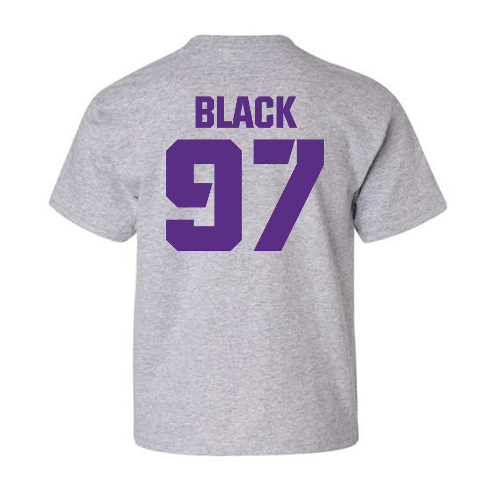 TCU - NCAA Football : Easton Black - Sports Shersey Youth T-Shirt