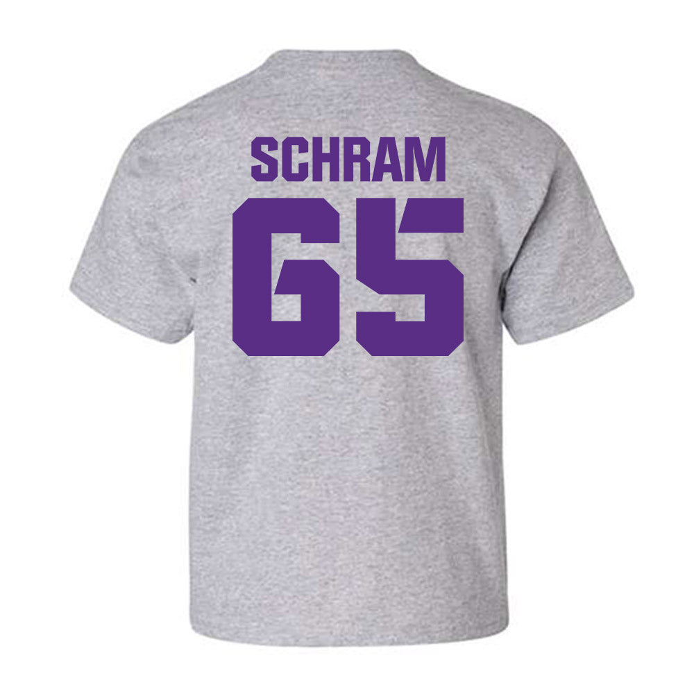 TCU - NCAA Football : Logan Schram - Sports Shersey Youth T-Shirt-1