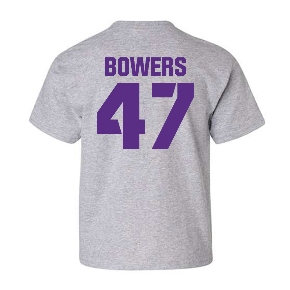 TCU - NCAA Football : Aaron Bowers - Sports Shersey Youth T-Shirt-1