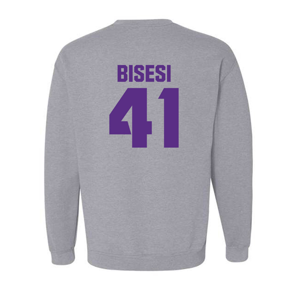 TCU - NCAA Football : Sam Bisesi - Sports Shersey Crewneck Sweatshirt-1