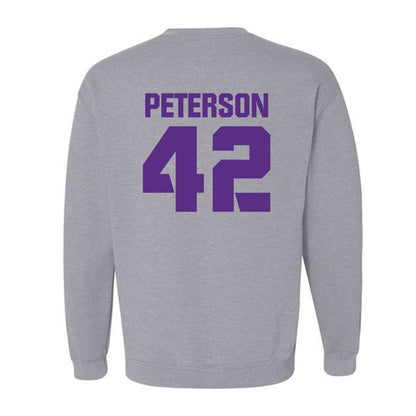 TCU - NCAA Football : Sebastian Peterson - Sports Shersey Crewneck Sweatshirt-1