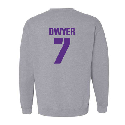 TCU - NCAA Football : Jordan Dwyer - Sports Shersey Crewneck Sweatshirt-1