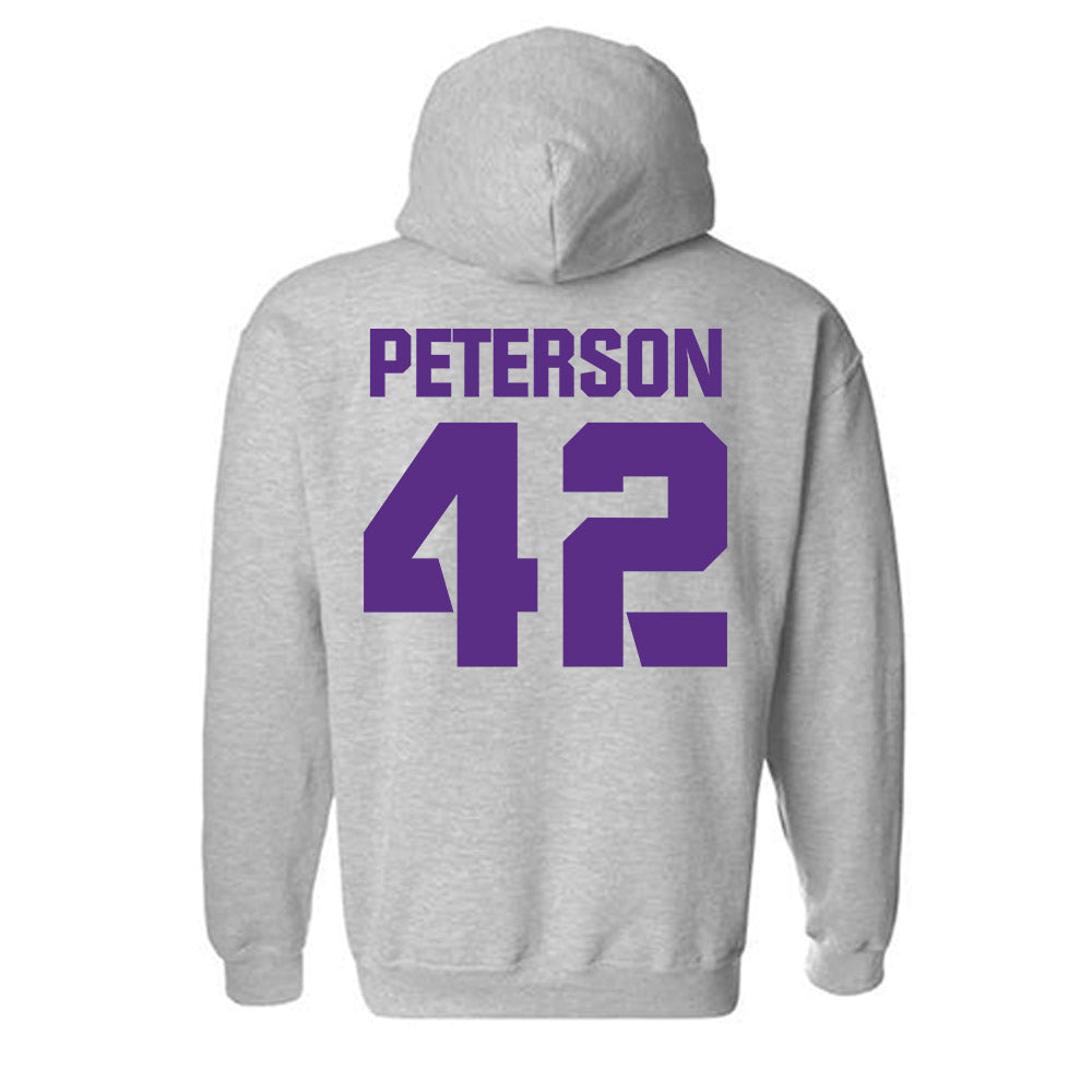 TCU - NCAA Football : Sebastian Peterson - Sports Shersey Hooded Sweatshirt-1