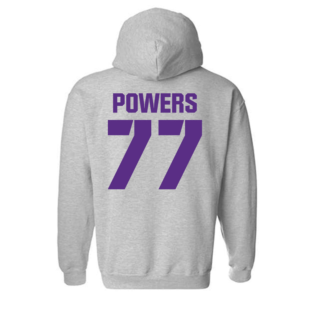TCU - NCAA Football : Cooper Powers - Sports Shersey Hooded Sweatshirt-1