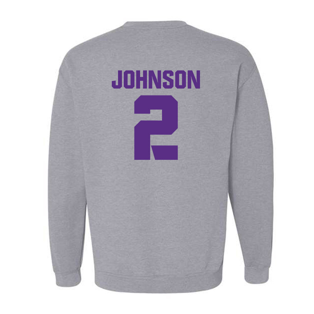 TCU - NCAA Football : Jamel Johnson - Sports Shersey Crewneck Sweatshirt-1