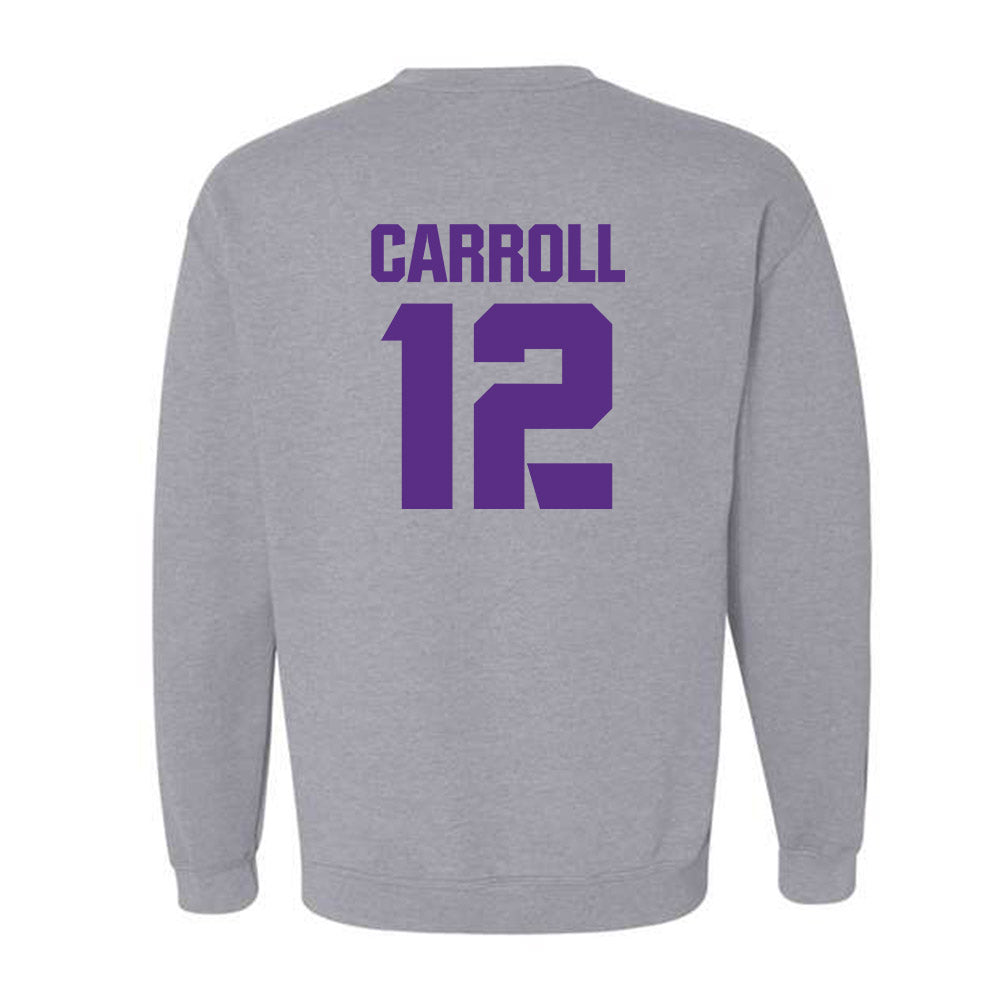 TCU - NCAA Football : Kalen Carroll - Sports Shersey Crewneck Sweatshirt-1