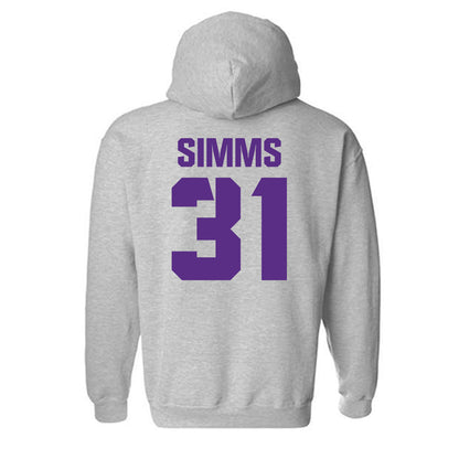 TCU - NCAA Football : Julius Simms - Sports Shersey Hooded Sweatshirt-1