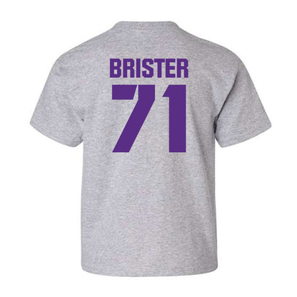 TCU - NCAA Football : Creece Brister - Sports Shersey Youth T-Shirt-1