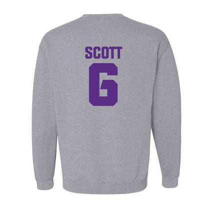 TCU - NCAA Football : Jeremy Scott - Sports Shersey Crewneck Sweatshirt-1