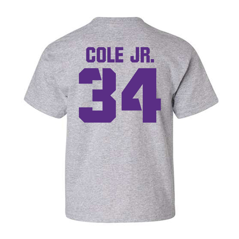 TCU - NCAA Football : Perry Cole Jr. - Sports Shersey Youth T-Shirt-1