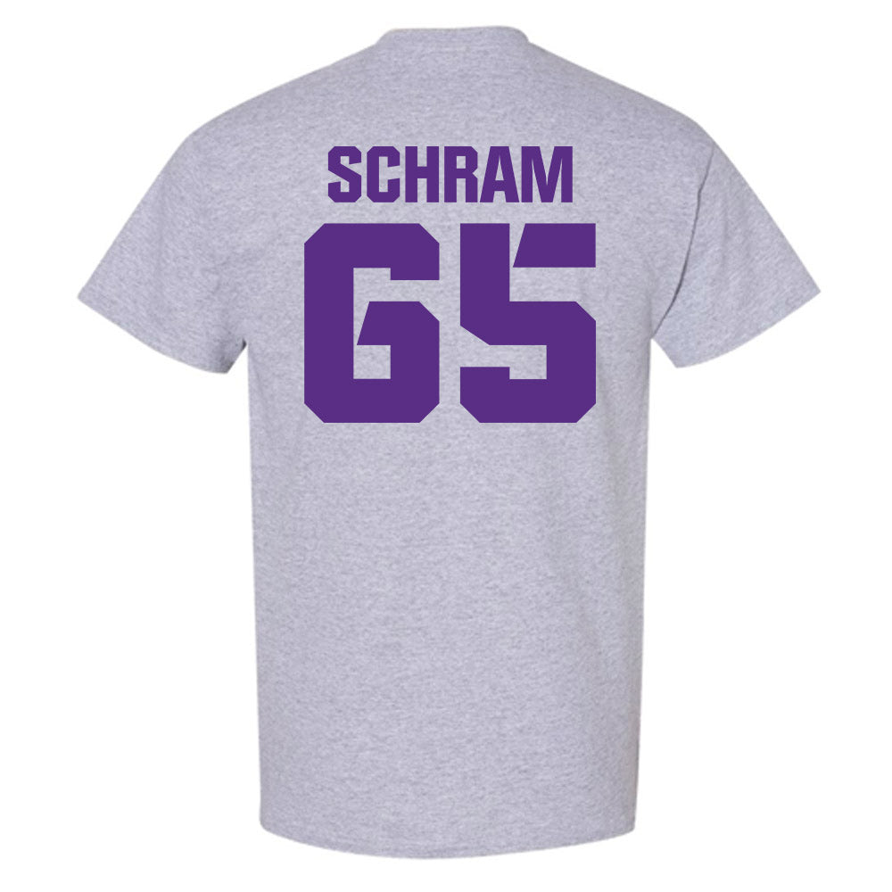 TCU - NCAA Football : Logan Schram - Sports Shersey T-Shirt-1