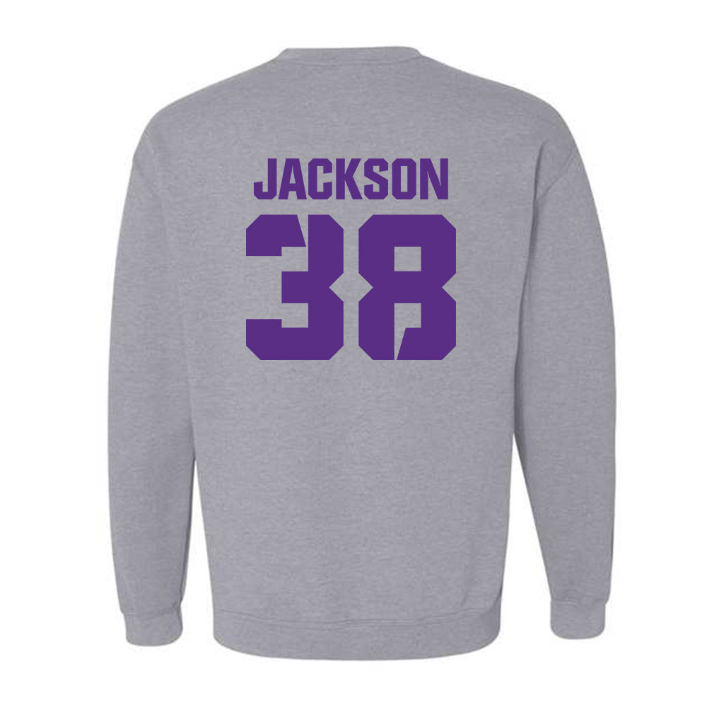 TCU - NCAA Football : gil jackson - Sports Shersey Crewneck Sweatshirt-1