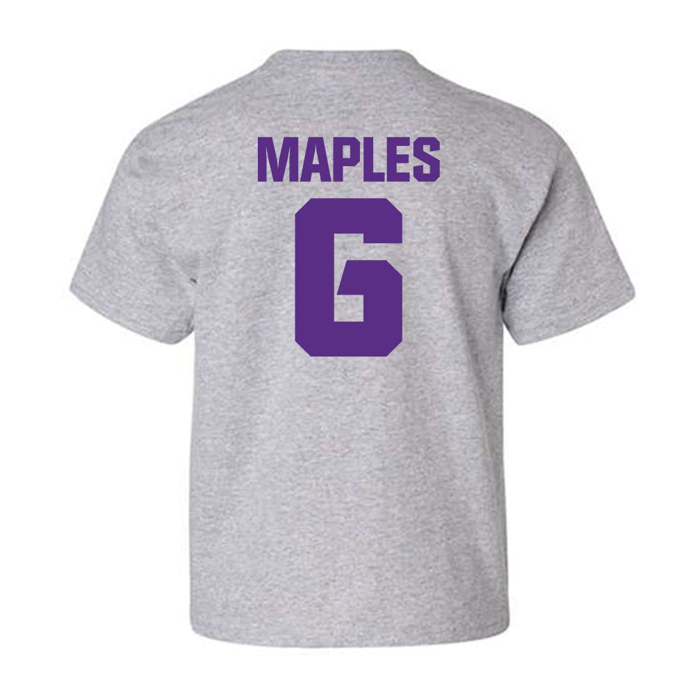 TCU - NCAA Football : Jayden Maples - Sports Shersey Youth T-Shirt-1