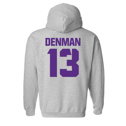 TCU - NCAA Football : Jon Denman - Sports Shersey Hooded Sweatshirt-1