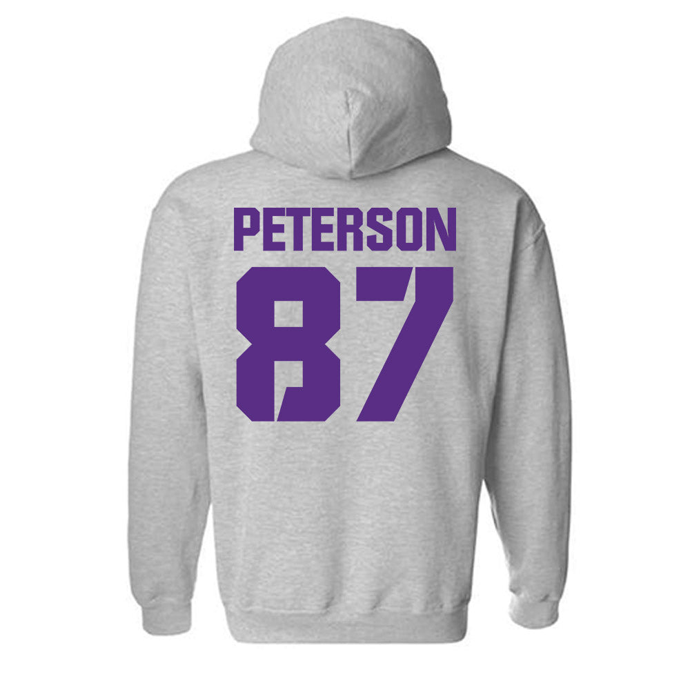 TCU - NCAA Football : Mason Peterson - Sports Shersey Hooded Sweatshirt-1