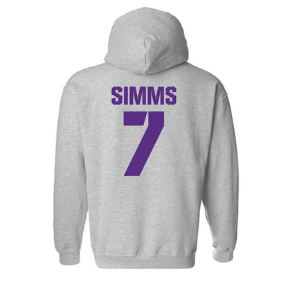 TCU - NCAA Football : Julius Simms - Sports Shersey Hooded Sweatshirt-1
