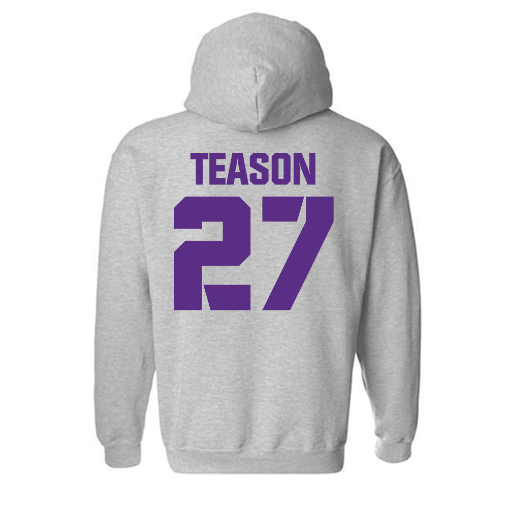 TCU - NCAA Football : Michael Teason - Sports Shersey Hooded Sweatshirt-1