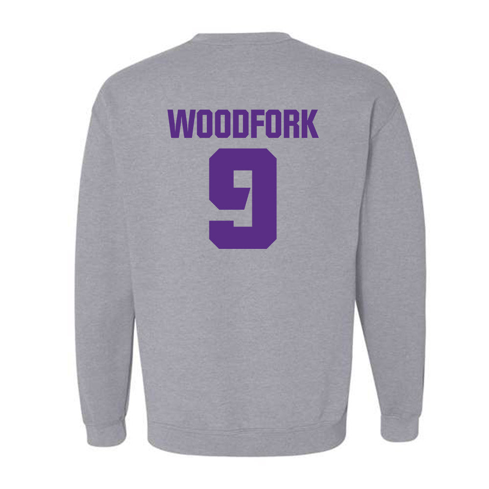 TCU - NCAA Football : Chad Woodfork - Sports Shersey Crewneck Sweatshirt-1