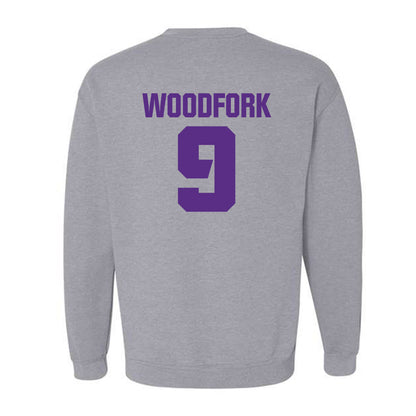 TCU - NCAA Football : Chad Woodfork - Sports Shersey Crewneck Sweatshirt-1