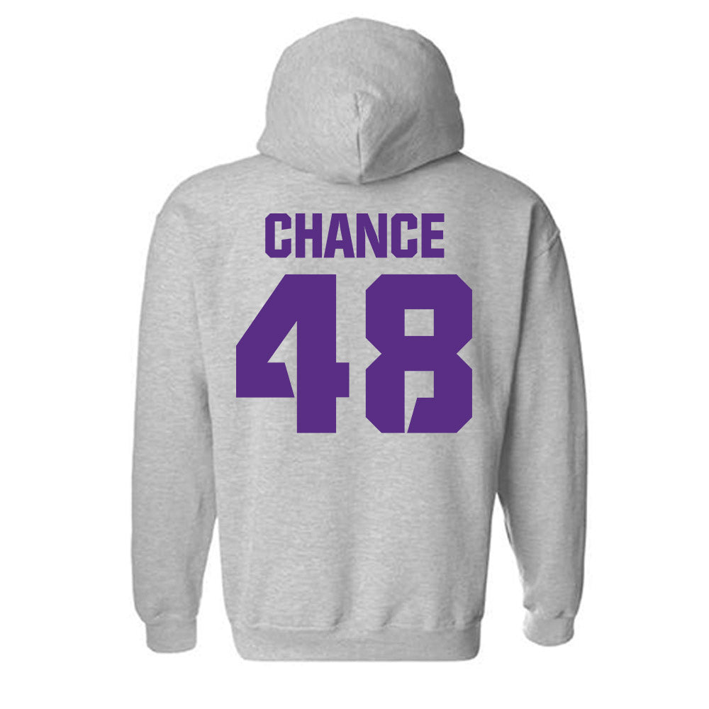 TCU - NCAA Football : John Chance - Sports Shersey Hooded Sweatshirt-1