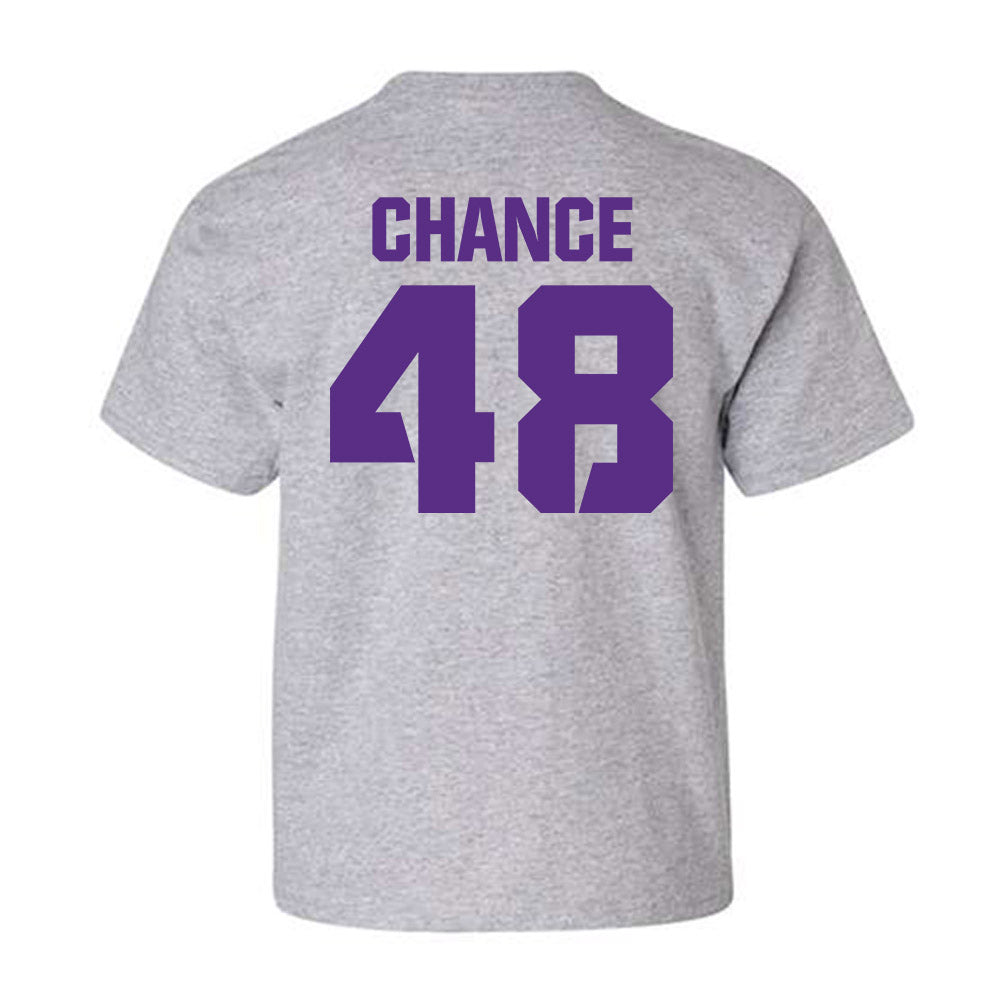 TCU - NCAA Football : John Hoyet Chance - Sports Shersey Youth T-Shirt-1