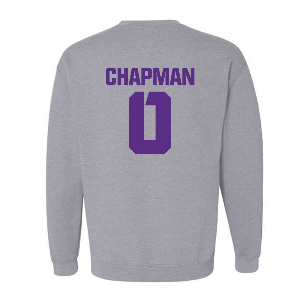 TCU - NCAA Football : Zach Chapman - Sports Shersey Crewneck Sweatshirt-1