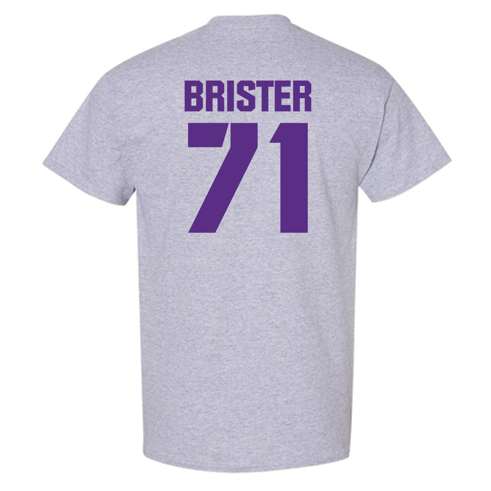 TCU - NCAA Football : Creece Brister - Sports Shersey T-Shirt-1