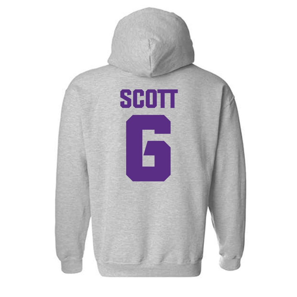 TCU - NCAA Football : Jeremy Scott - Sports Shersey Hooded Sweatshirt-1
