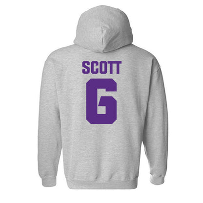TCU - NCAA Football : Jeremy Scott - Sports Shersey Hooded Sweatshirt-1