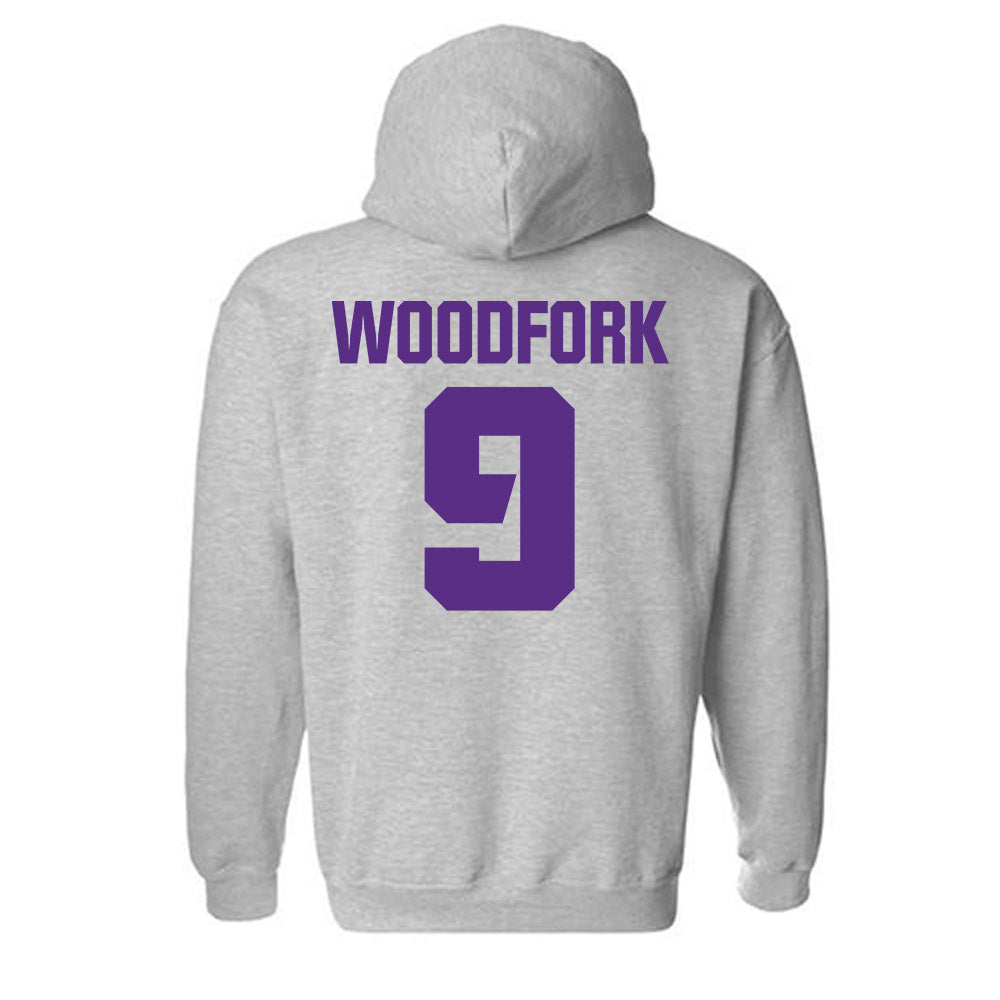 TCU - NCAA Football : Chad Woodfork - Sports Shersey Hooded Sweatshirt-1