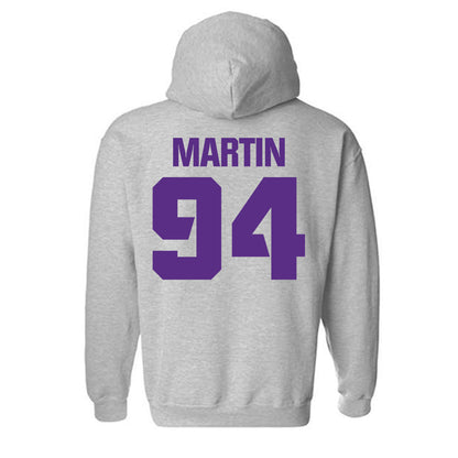 TCU - NCAA Football : Jared Martin - Sports Shersey Hooded Sweatshirt-1