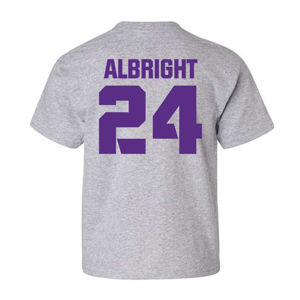 TCU - NCAA Football : Joseph Albright - Sports Shersey Youth T-Shirt-1