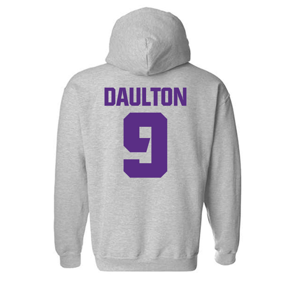TCU - NCAA Football : Jack Daulton - Sports Shersey Hooded Sweatshirt-1